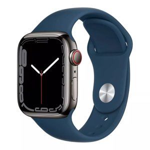 NEW IN BOX Apple Watch Series 7 GPS + Cellular, 45mm Graphite Stainless Steel